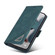 iPhone 14 Pro Max Forwenw Dual-side Buckle Leather Phone Case - Dark Cyan