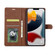 iPhone 14 Pro Max Forwenw F1 Series Matte Strong Magnetism Leather Phone Case - Brown