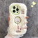 iPhone 14 Pro Max Fun Sports Plush Silicone Phone Case - Badminton