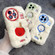 iPhone 14 Pro Max Fun Sports Plush Silicone Phone Case - Badminton