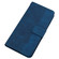 iPhone 14 Pro Max Geometric Embossed Leather Phone Case - Blue
