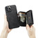 iPhone 14 Pro Max JEEHOOD Magnetic Zipper Wallet Leather Phone Case - Black