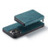 iPhone 14 Pro Max JEEHOOD Magnetic Zipper Wallet Leather Phone Case - Blue