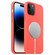 iPhone 14 Pro Max Liquid Silicone Full Coverage MagSafe Phone Case - Pink Orange