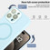 iPhone 14 Pro Max Liquid Silicone MagSafe Full Coverage Phone Case with Lens Film - White