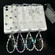 iPhone 14 Pro Max Little Fresh Bow Bracelet Chain TPU Phone Case - Black