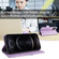 iPhone 14 Pro Max Magnetic Clasp Leather Phone Case - Purple