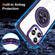 iPhone 14 Pro Max Magnetic Rotating Ring Holder Phone Case - Dark Purple