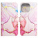 iPhone 14 Pro Max Marble Pattern Flip Leather Phone Case Pro Max Launching - Rose Gold LS005
