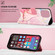 iPhone 14 Pro Max Marble Pattern Flip Leather Phone Case Pro Max Launching - Rose Gold LS005