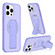 iPhone 14 Pro Max Matte Skin Feel Wristband Holder MagSafe Phone Case - Purple