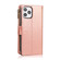 iPhone 14 Pro Max Multifunctional 9 Card Slots Leather Case - Rose Gold