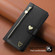 iPhone 14 Pro Max POLA Love Multi-Card Slots Zipper Wallet Leather Phone Case - Black