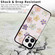 iPhone 14 Pro Max Printed Double Buckle RFID Anti-theft Phone Case - Blossoming Flowers