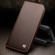 iPhone 14 Pro Max QIALINO Business Horizontal Flip PU Phone Case - Black