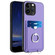 iPhone 14 Pro Max R20 Ring Card Holder Phone Case - Purple