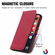 iPhone 14 Pro Max Retro Skin Feel Magnetic Flip Leather Phone Case - Red