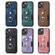 iPhone 14 Pro Max Retro Skin-feel Ring Card Wallet Phone Case - Purple