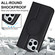 iPhone 14 Pro Max Rhombic MagSafe RFID Anti-Theft Wallet Leather Phone Case - Black