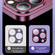 iPhone 14 Pro Max R-JUST RH05 Magnetic Leather Metal Phone Case - Purple