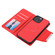 iPhone 14 Pro Max Separable Magnetic Leather Case - Red