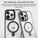 iPhone 14 Pro Max Shield Armor MagSafe Holder Phone Case - Grey
