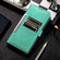 iPhone 14 Pro Max Simple 6-Card Wallet Leather Phone Case - Green