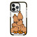 iPhone 14 Pro Max Simple Illustration Pattern Full Coverage Phone Case - Capybara A