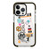 iPhone 14 Pro Max Simple Illustration Pattern Full Coverage Phone Case - Travel Ticket A
