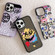 iPhone 14 Pro Max Simple Illustration Pattern Full Coverage Phone Case - Travel Ticket A