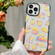 iPhone 14 Pro Max Simple Illustration Pattern Full Coverage Phone Case - Travel Ticket A