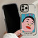 iPhone 14 Pro Max Simple Illustration Pattern Full Coverage Phone Case - Travel Ticket A