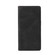 iPhone 14 Pro Max Simple Suction Closure Horizontal Flip Leather Case - Black