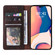 iPhone 14 Pro Max Simple Suction Closure Horizontal Flip Leather Case - Brown