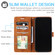 iPhone 14 Pro Max Skin Feel Anti-theft Brush Horizontal Flip Leather Phone Case - Brown
