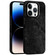 iPhone 14 Pro Max Skin Feel Denim Leather MagSafe Phone Case - Black