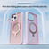 iPhone 14 Pro Max Skin Feel Frosted MagSafe Magnetic Rotating Holder Phone Case - Light Grey