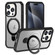 iPhone 14 Pro Max Skin Feel Magnetic Holder MagSafe Phone Case - Frosted