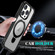 iPhone 14 Pro Max Skin Feel Magnetic Holder MagSafe Phone Case - Frosted