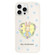 iPhone 14 Pro Max Skin Feeling Jelly TPU Hybrid PC Phone Case - Love Flower Rabbit White