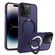 iPhone 14 Pro Max Skin-feel MagSafe Holder PC Hybrid TPU Phone Case - Dark Purple