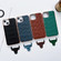 iPhone 14 Pro Max Sky Series Nano Electroplating Genuine Leather Phone Case - Coffee