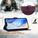 iPhone 14 Pro Max Smile Embossing RFID Leather Phone Case - Violet