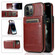 iPhone 14 Pro Max Solid Color PC + TPU Protective Phone Case - Brown