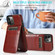 iPhone 14 Pro Max Solid Color PC + TPU Protective Phone Case - Brown