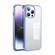 iPhone 14 Pro Max SULADA Metal Frame + Nano Glass + TPU Phone Case - Sierra Blue