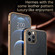 iPhone 14 Pro Max SULADA Shockproof TPU + Handmade Leather Phone Case - Red