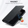 iPhone 14 Pro Max Suteni J08 Multifunctional Cross Texture MagSafe Leather Phone Case - Black
