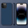 iPhone 14 Pro Max Translucent Frosted Shockproof Phone Case - Blue