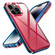 iPhone 14 Pro Max Transparent Armor Phone Case - Red